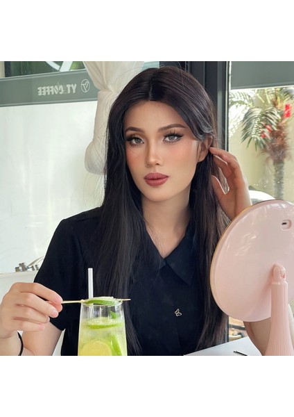 Sıcak Kahverengi Düz Tül Peruk fırsatları