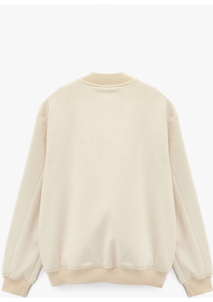 Regular Fit Kolej Yaka Cepli Suni Süet Bomber Ceket fiyatları