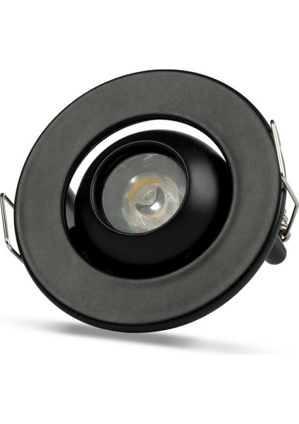 Buğz Noas YL94 0201 Siyah Kasa 1W LED Spot 6500K Beyaz Işık