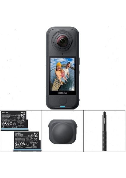 X4 Air Starter Bundle (2 Batarya, 114CM Çubuk, Lens Cap)