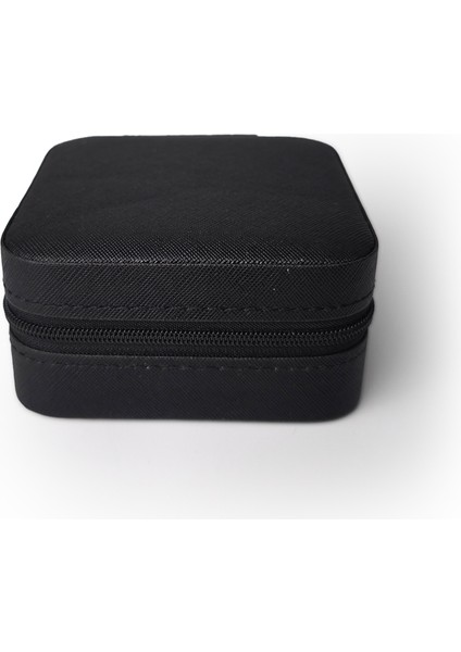 Çift Gözlü Seyahat Tipi Takı Kutusu Siyah fırsatları