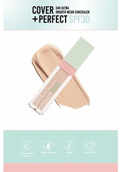 Likit Kapatıcı 306 Karamel SPF30 Suya Dayanıklı 7.8 ml Tüm Cilt Tipleri İçin