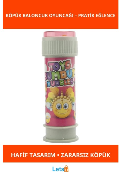 Eğlenceli Renkli Köpük Baloncuk Oyuncağı