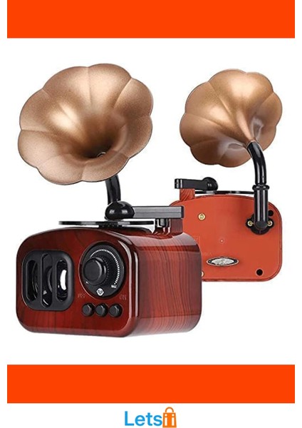 Ahşap Retro Görünümlü Gramofon Müzik Kutusu modelleri
