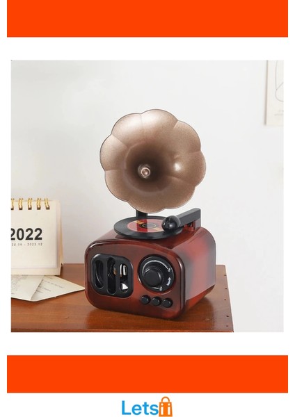 Ahşap Retro Görünümlü Gramofon Müzik Kutusu indirimleri
