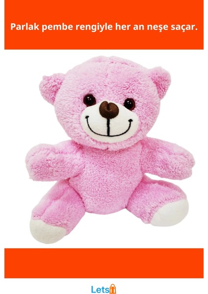 Pembe Yumuşak Peluş Ayıcık 25 cm Sevimli Oyuncak fiyatları
