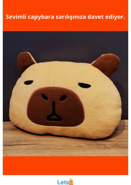 Peluş Capybara Yastık 30 cm Yumuşak ve Rahat fiyatları