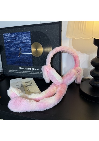 Kış Göz Kamaştırıcı Renkli Eğlenceli Soğuk Geçirmez Sıcak Tavşan Kulak Muffs Kulaklıklar (Yurt Dışından)