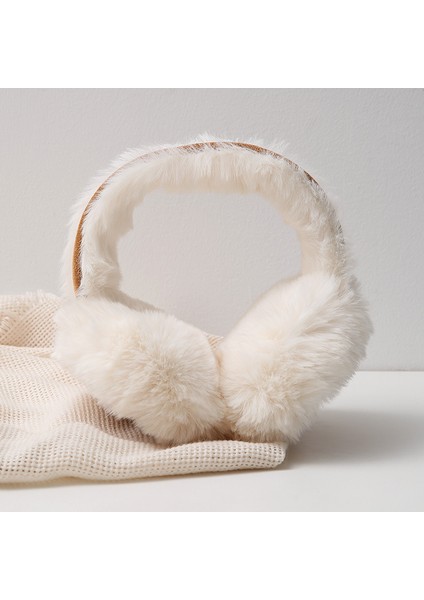 Kışlık Taşınabilir Katlanabilir Tüylü Iki Renkli Kulaklıklar (Yurt Dışından)