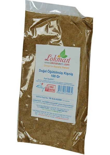 Kişniş Doğal Öğütülmüş 100 gr Paket modelleri