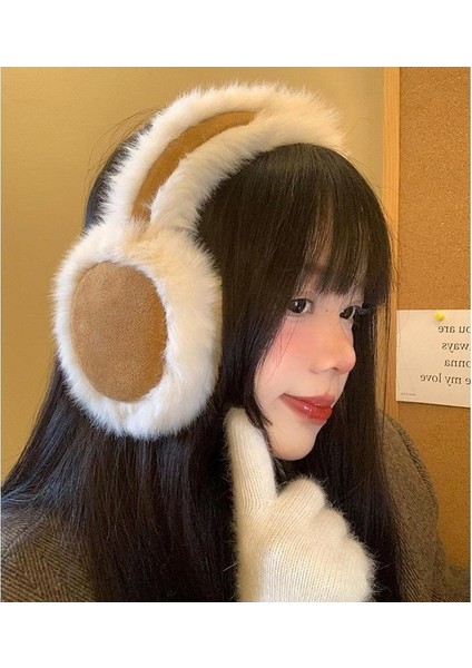 Sonbahar ve Kış Yeni Peluş Yastıklı Sıcak Kulak Örtüsü Bisiklet Soğuk Kulak Isıtıcı Paketi Yetişkin Kulak Manşonları (Yurt Dışından)