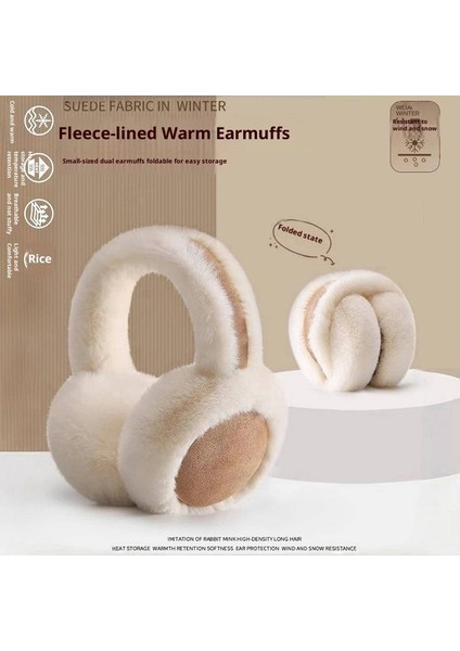 Sonbahar ve Kış Yeni Peluş Yastıklı Sıcak Kulak Örtüsü Bisiklet Soğuk Kulak Isıtıcı Paketi Yetişkin Kulak Manşonları (Yurt Dışından) fiyatları