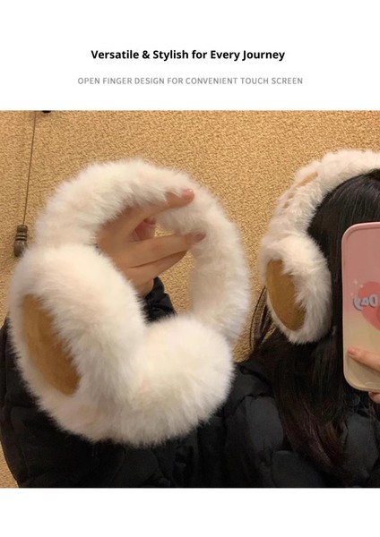 Sonbahar ve Kış Yeni Peluş Yastıklı Sıcak Kulak Örtüsü Bisiklet Soğuk Kulak Isıtıcı Paketi Yetişkin Kulak Manşonları (Yurt Dışından) modelleri