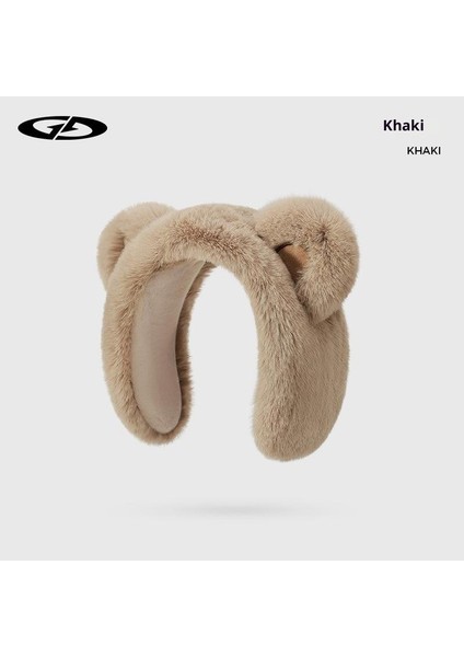 Sonbahar ve Kış Sıcak Sevimli Net Kırmızı Karikatür Ayı Kulak Isıtıcı Kulak Koruma Soğuk Peluş Kalınlaşmış Kulak Setleri (Yurt Dışından)