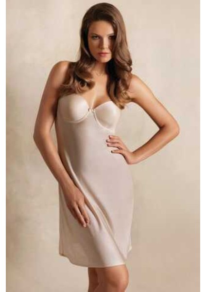 Sütyenli Desteksiz Kombinezon