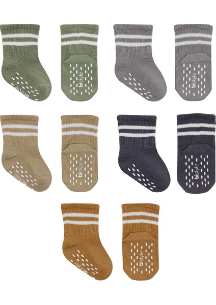 5'li Penye Kaymaz Çember Soket Çorap 10122 Bej fırsatları