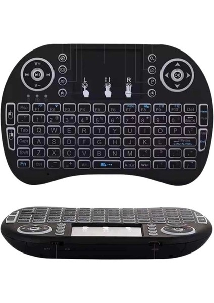 Buğz Kablosuz Türkçe Q Klavye Rgb Işıklı Televizyon Ps3 Dokunmatik Mouse indirimleri