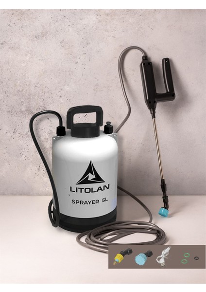 5 Lt. Şarjlı Püskürtücü, Zirai Ilaçlama, Sulama Elektrik Pompası fırsatları