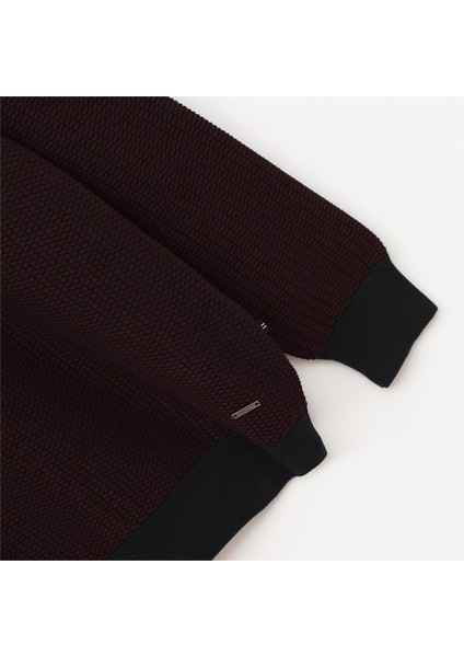 Erkek O Yaka Kısa Kol Kazak - (M-2xl) - 180973 - Koyu Bordo fiyatları