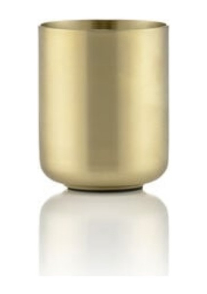 Ume Diş Fırçası Kupası Mat Pirinç 10,3 cm - Çap:8,3 cm fiyatları