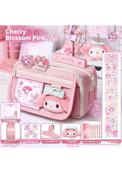 Kızlar Için Yeni Büyük Kapasiteli Kalem Kutusu, Şık Tasarım, Ilkokul ve Ortaokul Öğrencileri Için . (Yurt Dışından)