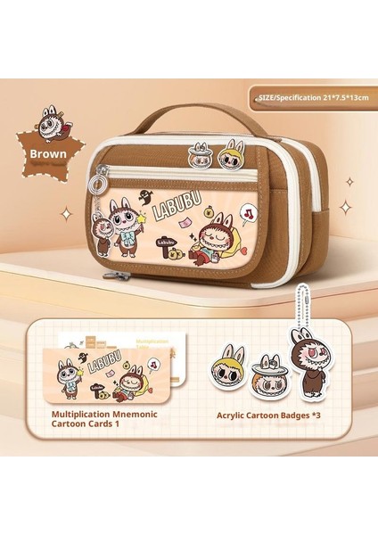 Ilkokul Kızları Için Sevimli Kalem Kutusu, Büyük Kapasiteli, Değerli Kalem Çantası (Yurt Dışından)