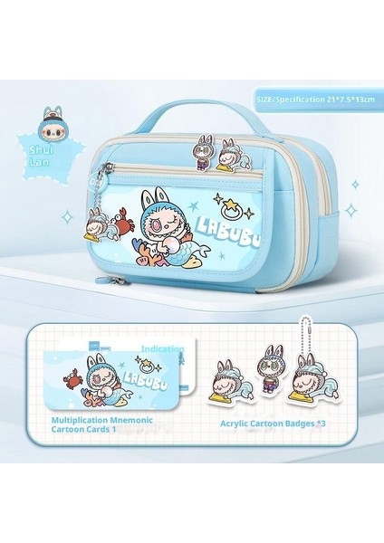 Ilkokul Kızları Için Sevimli Kalem Kutusu, Büyük Kapasiteli, Değerli Kalem Çantası (Yurt Dışından)