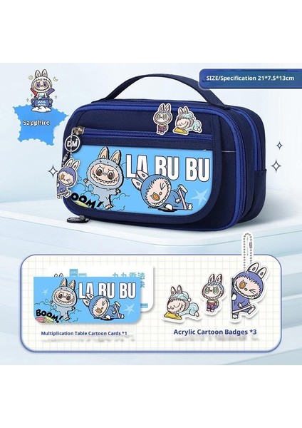 Ilkokul Kızları Için Sevimli Kalem Kutusu, Büyük Kapasiteli, Değerli Kalem Çantası (Yurt Dışından)