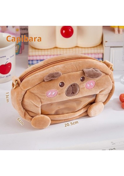 Kızlar Için Yeni Sevimli Peluş Kalem Kutusu, Değerli ve Büyük Kapasiteli Kalem Kutusu/kırtasiye Kutusu (Yurt Dışından)