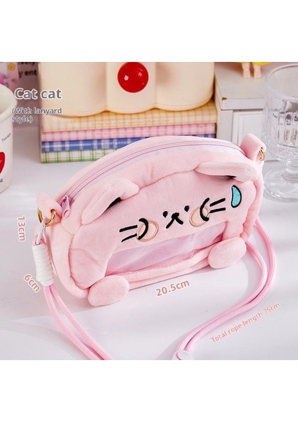 Kızlar Için Yeni Sevimli Peluş Kalem Kutusu, Değerli ve Büyük Kapasiteli Kalem Kutusu/kırtasiye Kutusu (Yurt Dışından)