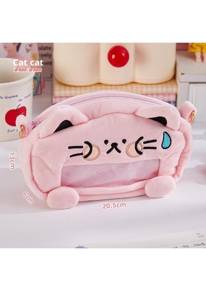 Kızlar Için Yeni Sevimli Peluş Kalem Kutusu, Değerli ve Büyük Kapasiteli Kalem Kutusu/kırtasiye Kutusu (Yurt Dışından)