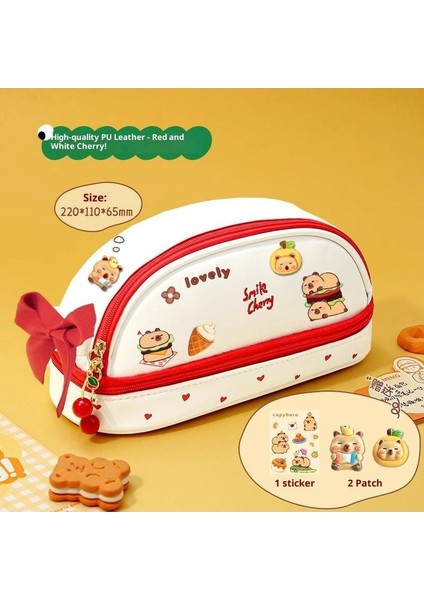 Ilkokul Kızları Için Kedi Temalı Kalem Kutusu, Büyük Kapasiteli, Sevimli ve Şık Kalem Kutusu (Yurt Dışından)