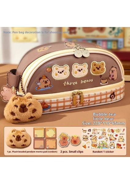 Ilkokul Kızları Için Kedi Temalı Kalem Kutusu, Büyük Kapasiteli, Sevimli ve Şık Kalem Kutusu (Yurt Dışından)