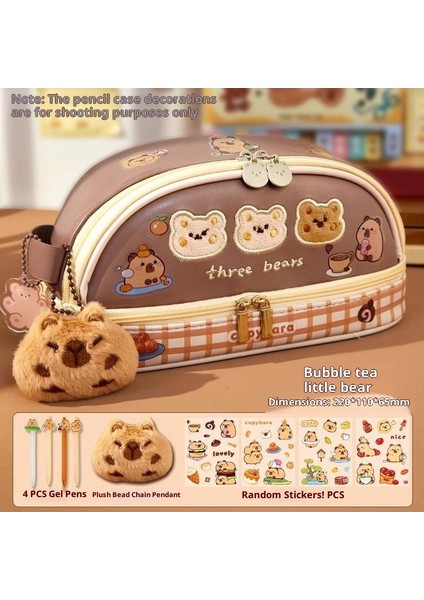 Ilkokul Kızları Için Kedi Temalı Kalem Kutusu, Büyük Kapasiteli, Sevimli ve Şık Kalem Kutusu (Yurt Dışından)