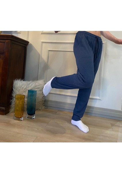 Ultra Kalite Erkek Yumuşak Doku Pijama Altı MG-E00114