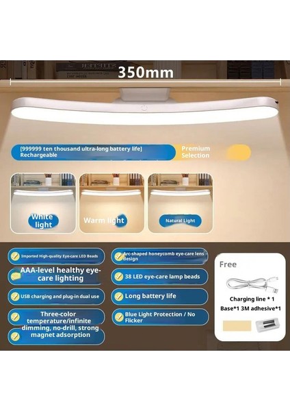 LED Göz Bakım Masa Lambası Öğrenciler Çalışma Özel Okuma Lambası Yatakhane Başucu Lambası Yatak Odası Gece Lambası (Yurt Dışından)