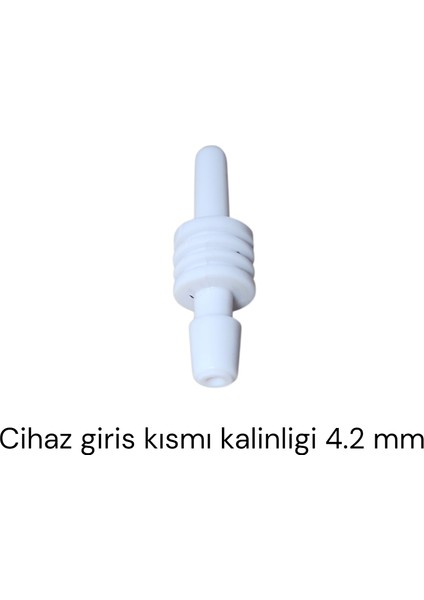 Dijital Tansiyon Aleti Manşon Giriş Adaptör Jak Konnektör Beyaz Düz Tip 4.2 Mm modelleri