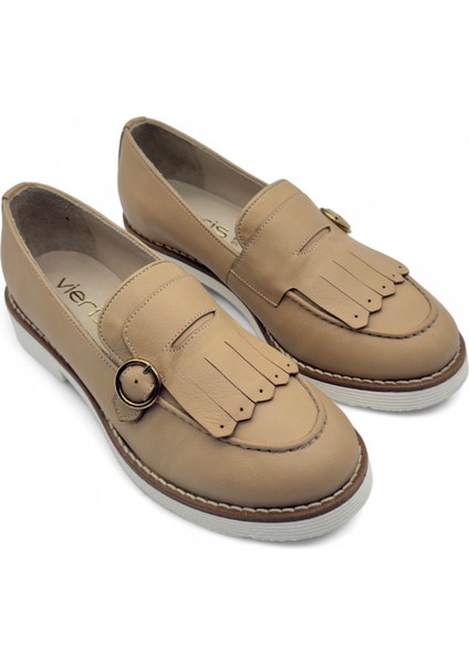 Braven Nude Hakiki Deri Kadın Loafer fiyatları