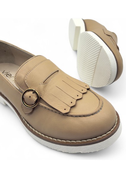 Braven Nude Hakiki Deri Kadın Loafer indirimleri