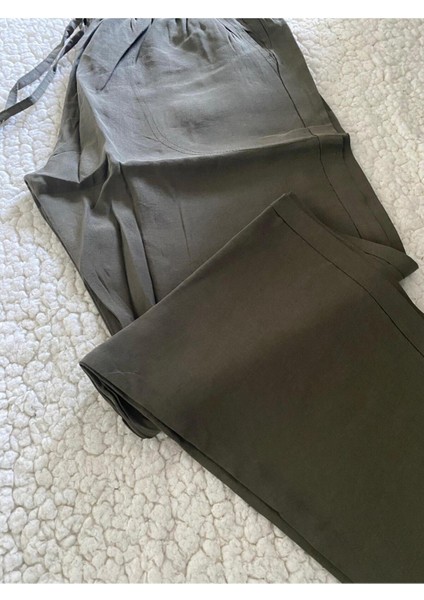 Modal Hafif , Yumuşak , Ipeksi Dokulu Haki Rengi Erkek Pantolon Pijama Altı modelleri