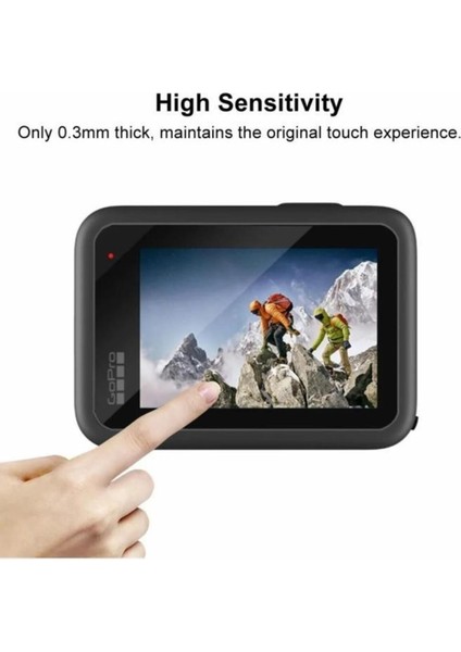 Gopro Hero 9/10/11/12 Tamperli 3 Parça Kırılmaz Cam Ekran Koruyucu fırsatları