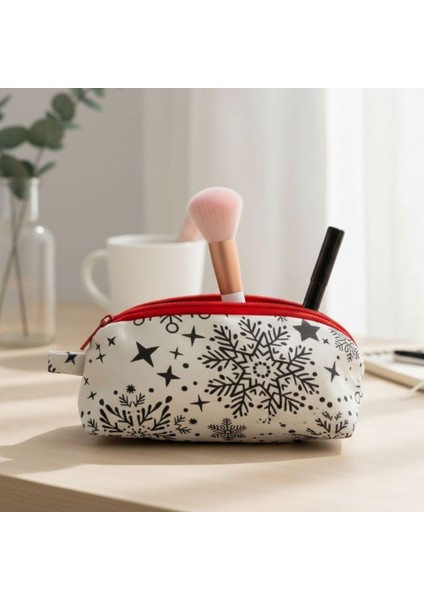 4669 El Yapımı Makyaj ve Kalem Düzenleyici Çanta