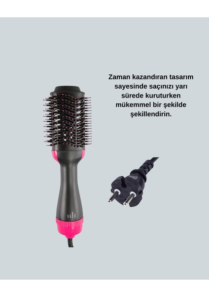 Buğz 3 Isı Kademeli 1200W Saç Şekillendirme Fırçası. fiyatları