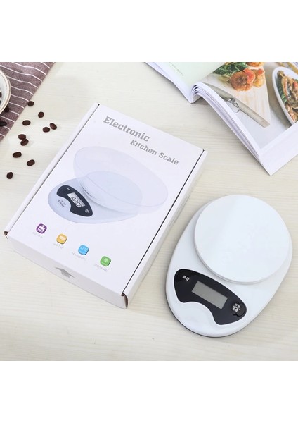 Buğz Hazneli Mutfak Terazisi SH-136 - 5 kg Hassas Dijital Tartı fiyatları