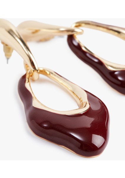 Sallantılı Büyük Boy Soyut Küpe modelleri