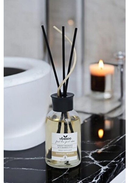 Sandal Bambu Oda Kokusu Çubuklu Tasarım ile 100 ml Huzur Verici Koku Deneyimi