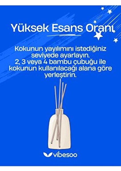 Sandal Bambu Oda Kokusu Çubuklu Tasarım ile 100 ml Huzur Verici Koku Deneyimi