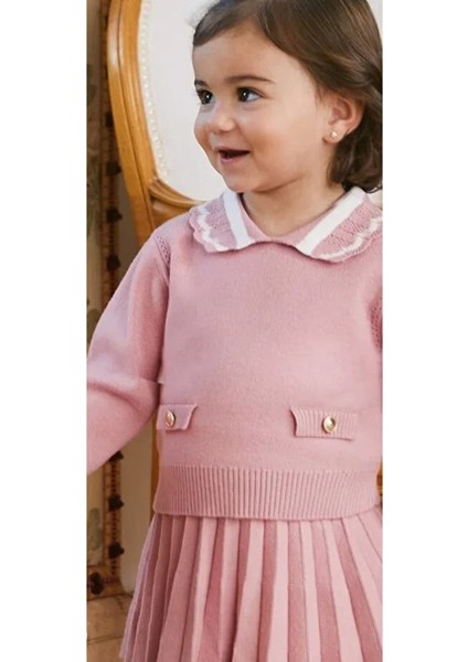 Abel&lula Kız Çocuk Triko Kazak Etek 2 Li Set 5516 fiyatları