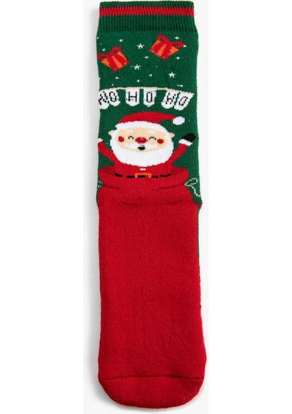 Havlu Yılbaşı Çorabı Desenli fiyatları