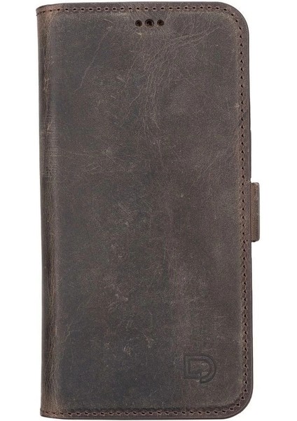 Buğz Apple iPhone 13 Uyumlu Deri Cüzdanlı Kılıf Acı Kahve fiyatları